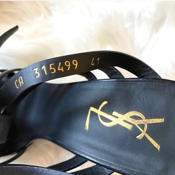 Like new YSL Tribute gladiator platform heel black - Picture 3 of 10